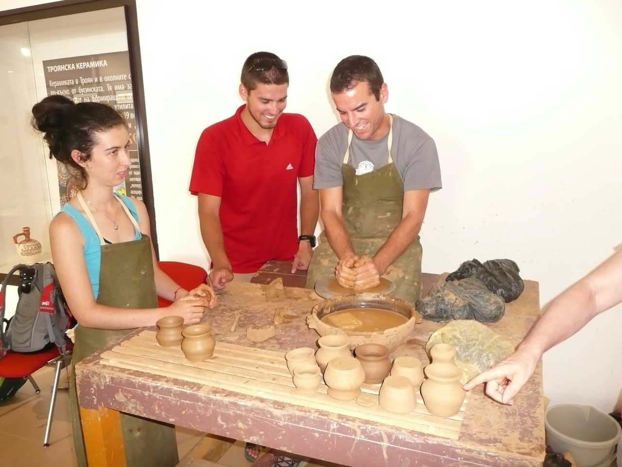 Atelier poterie en Bulgarie