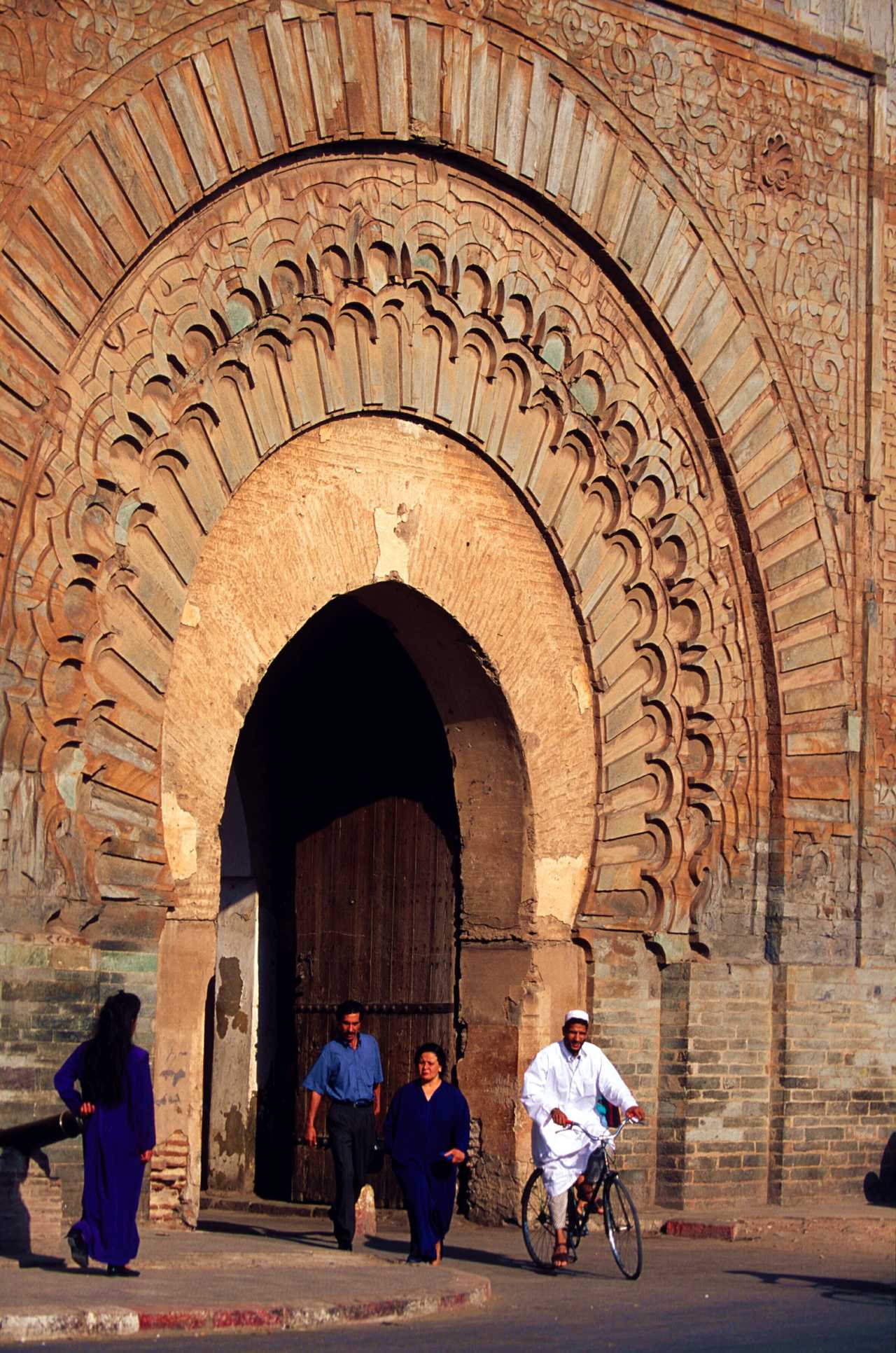 Bab Agnaou, médina de Marrakech, Maroc