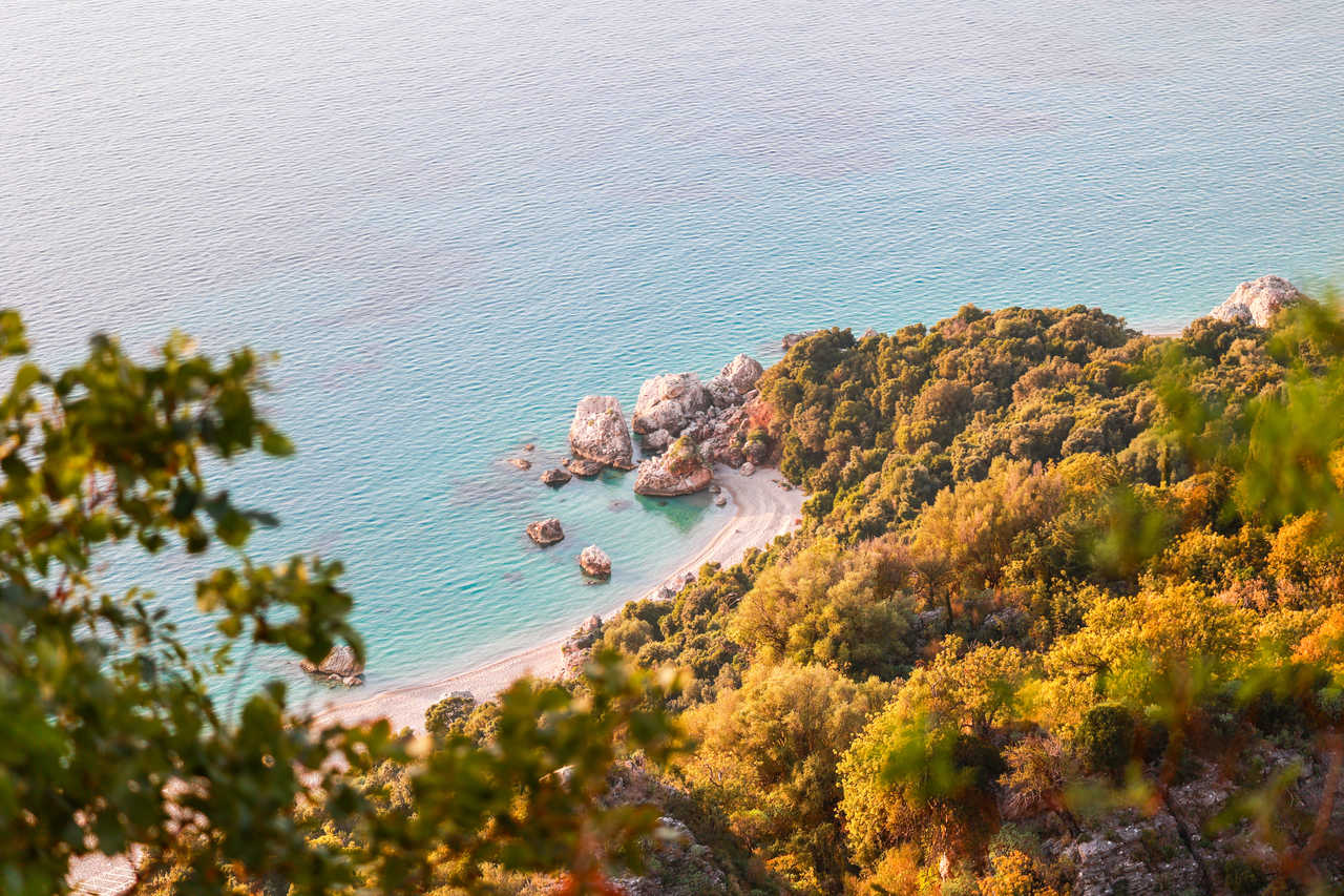 Baie de Krorez en Albanie