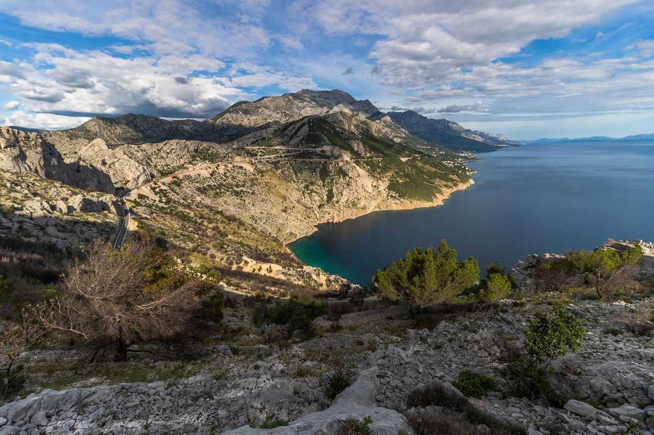 Baie de la Dalmatie lors d'une randonnée