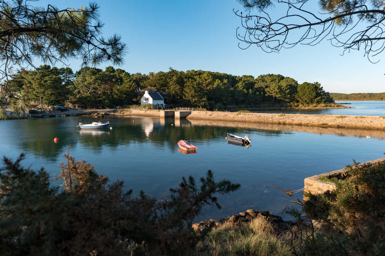 Barrage de Baden Locmiquel, Morbihan