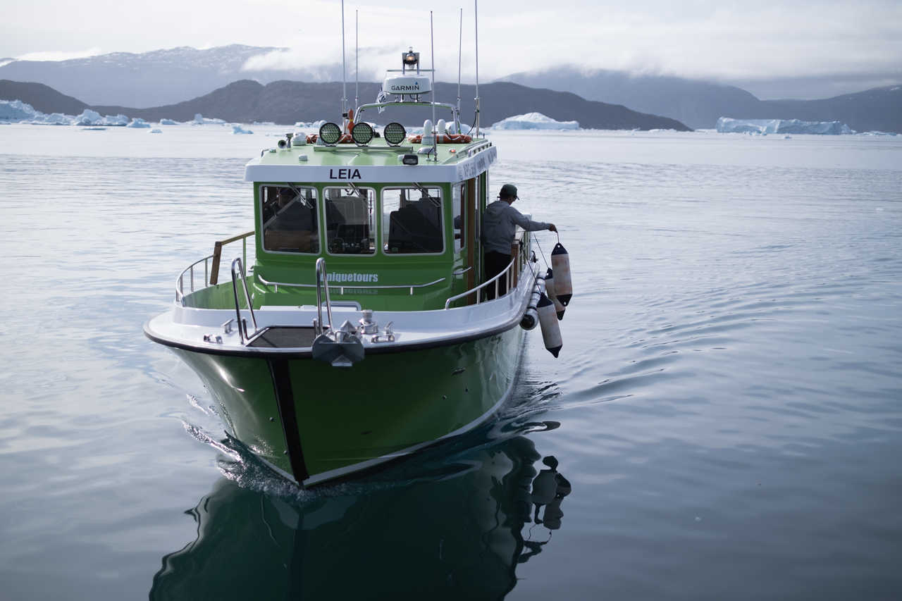 Bateau au Groenland