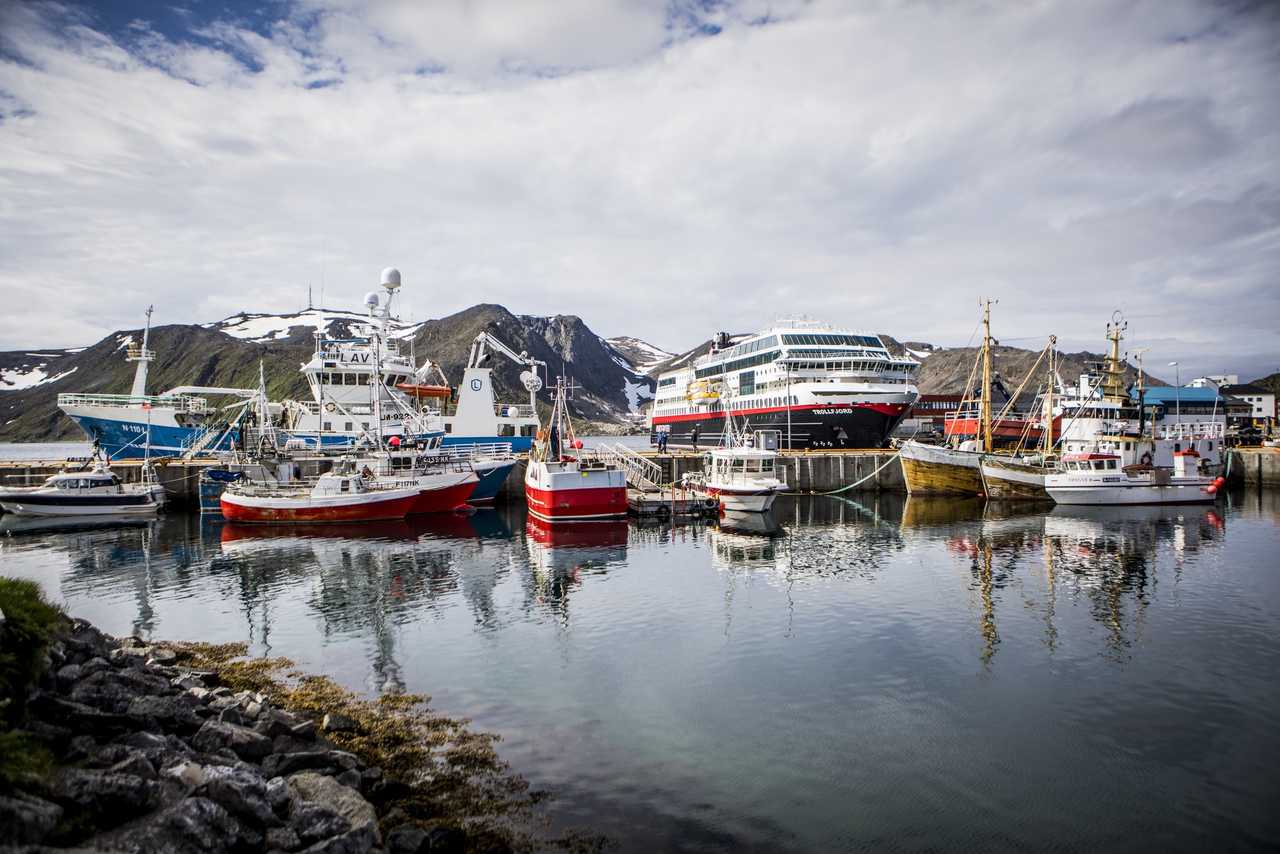 Bateau dans un port de Norvège