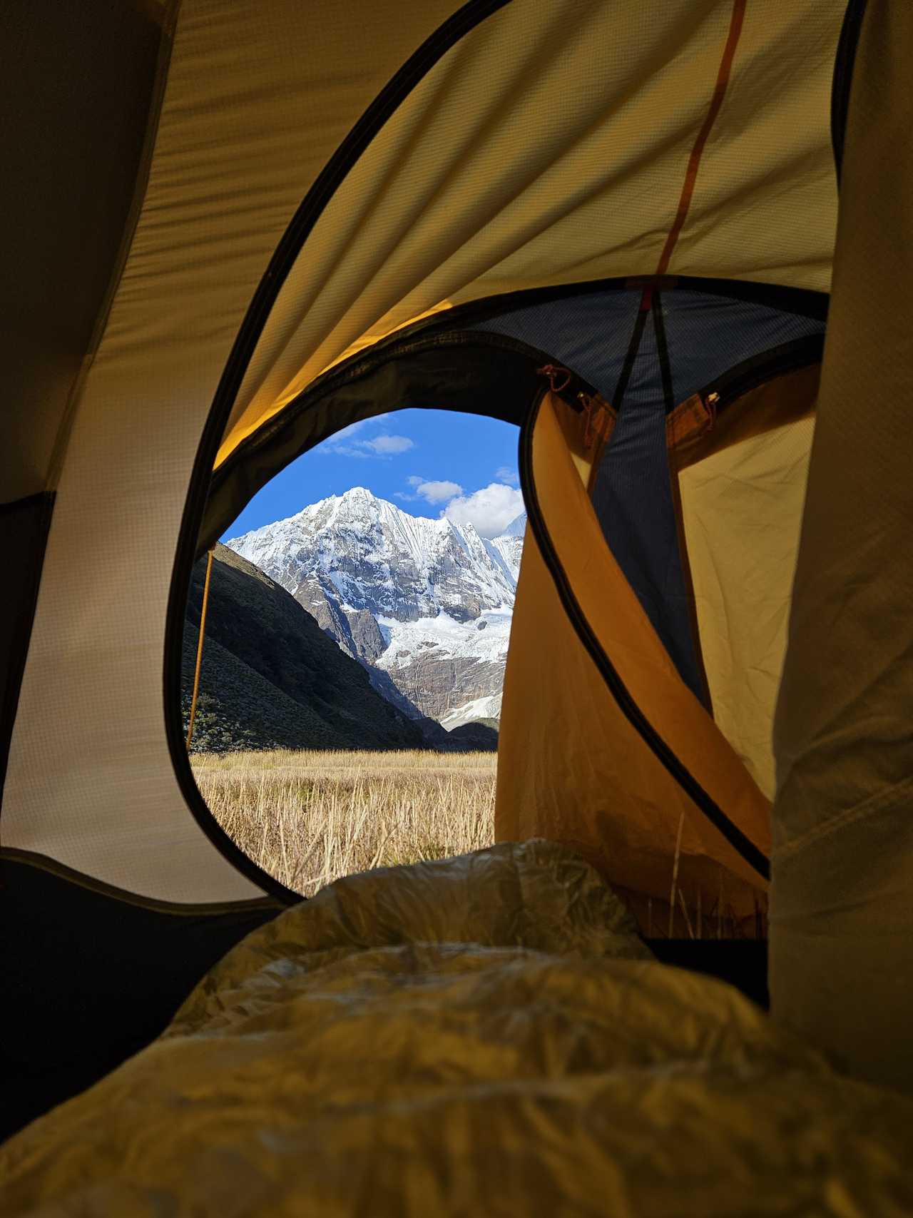 bivouac à jahuacocha - huayhuash