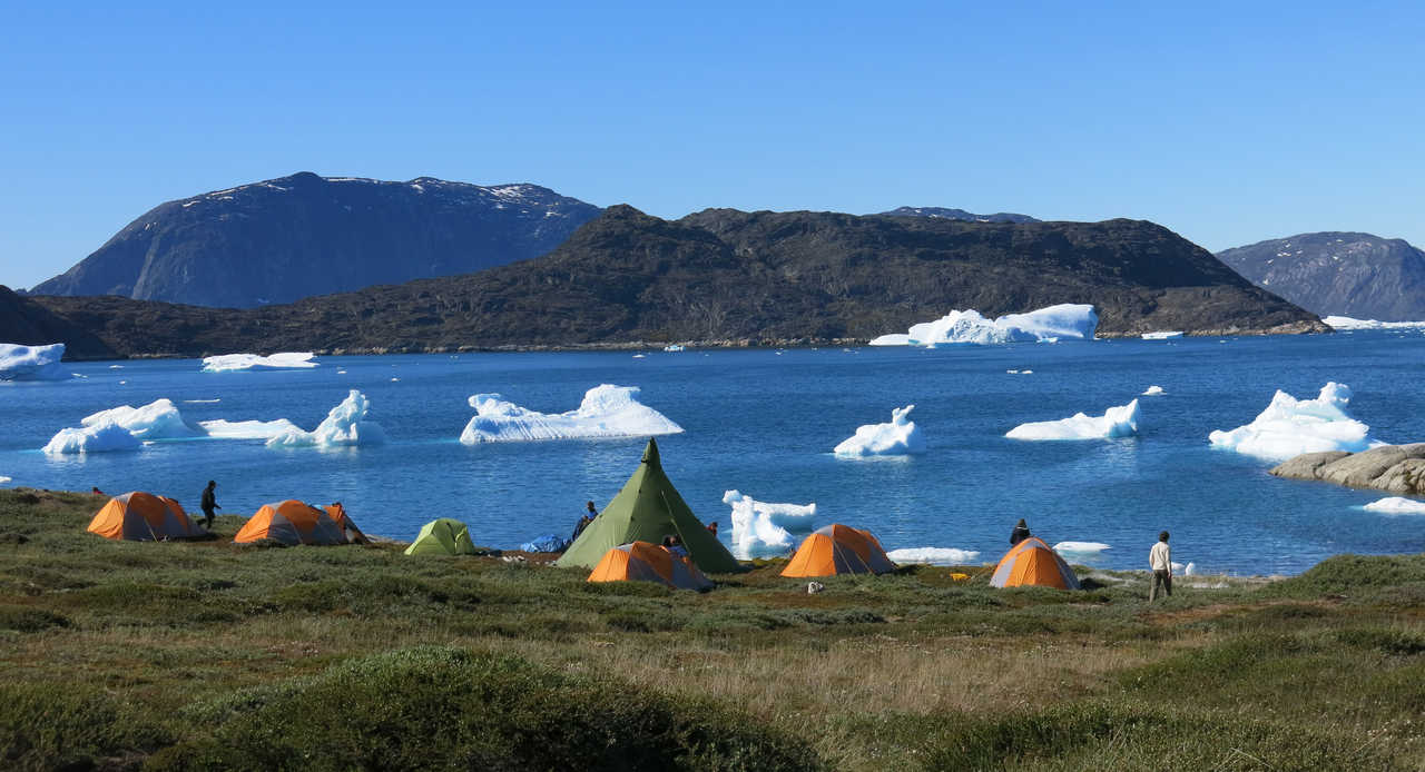 Bivouac au Groenland l'été