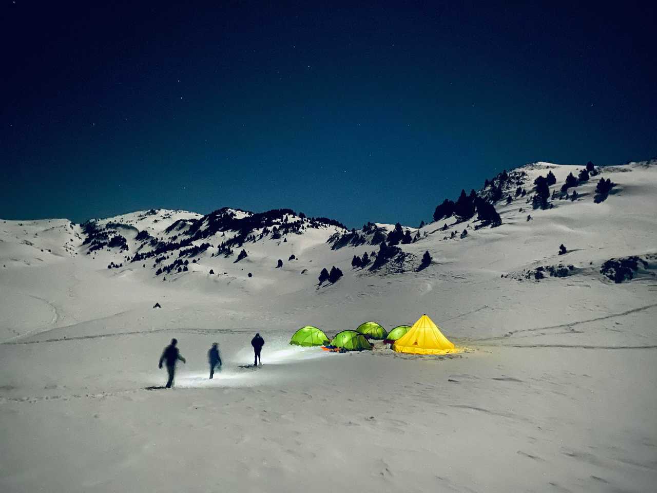 Bivouac hivernal dans le Vercors