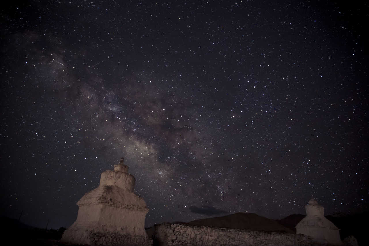 Bivouac sous les étoiles au coeur du Zanskar en Inde Himalayenne
