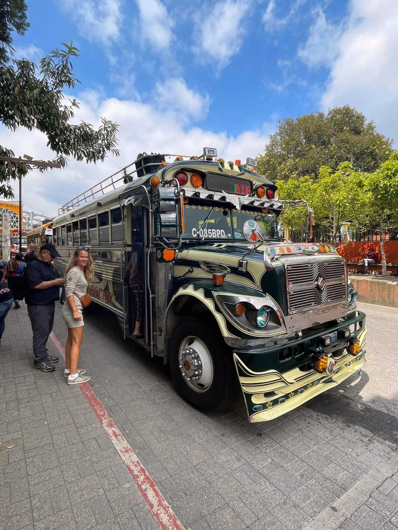 Bus typique du Guatemala à Solola © Badufle Paulin Bus typique du Guatemala à Solola
