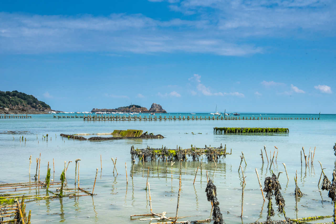 Cancale et ses parcs ostréicoles, Bretagne