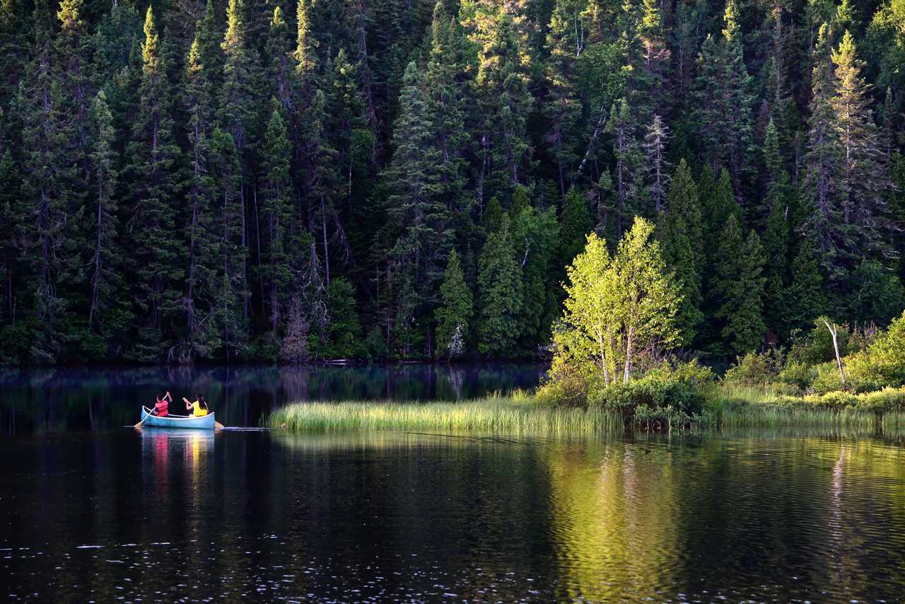 Canoe sur les rivières du Canada