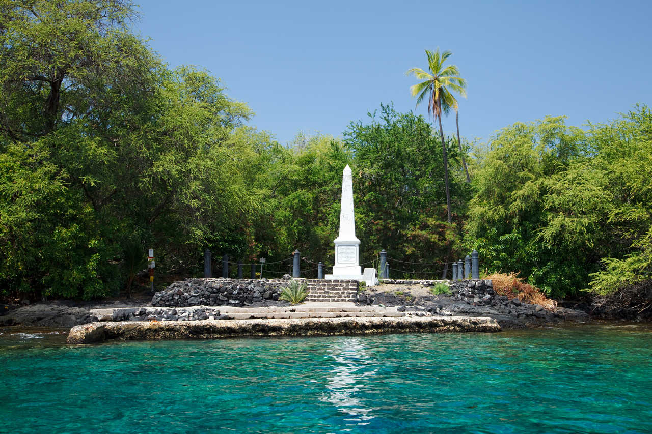 Captain Cook Monument à Hawai