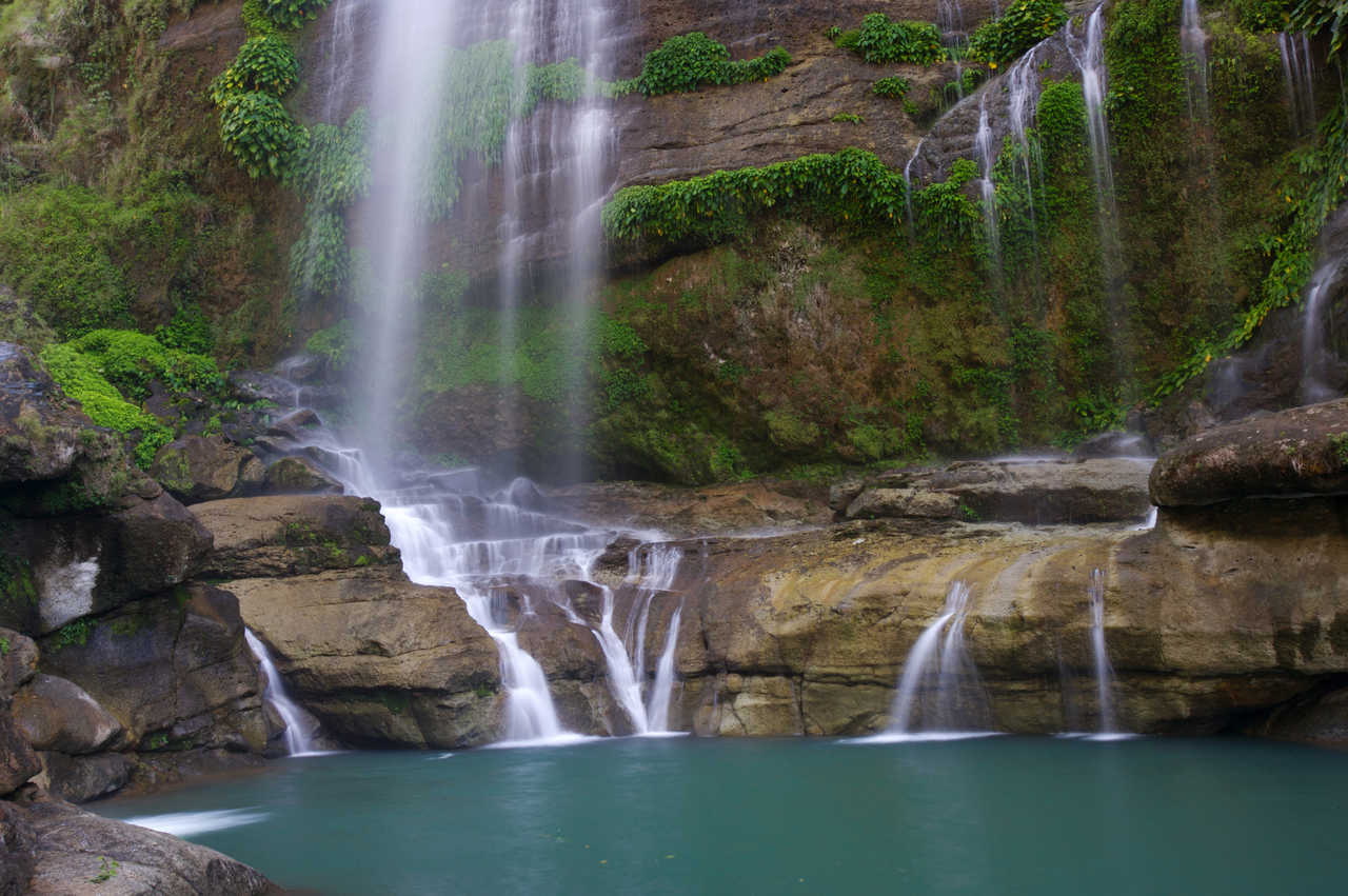cascade du nord de Luzon un ile aux Philippines