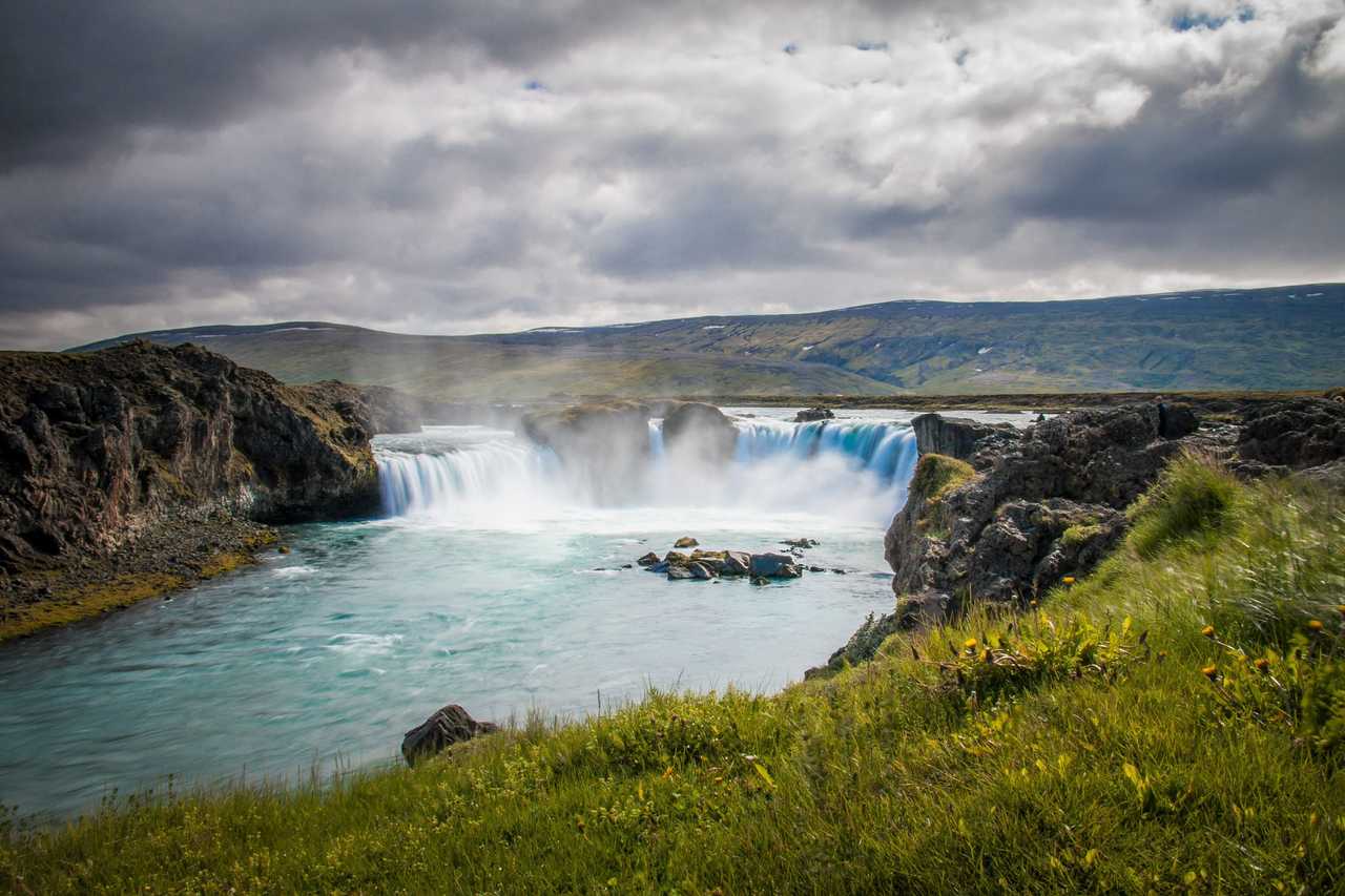 Chutes de Godafoss en Islande