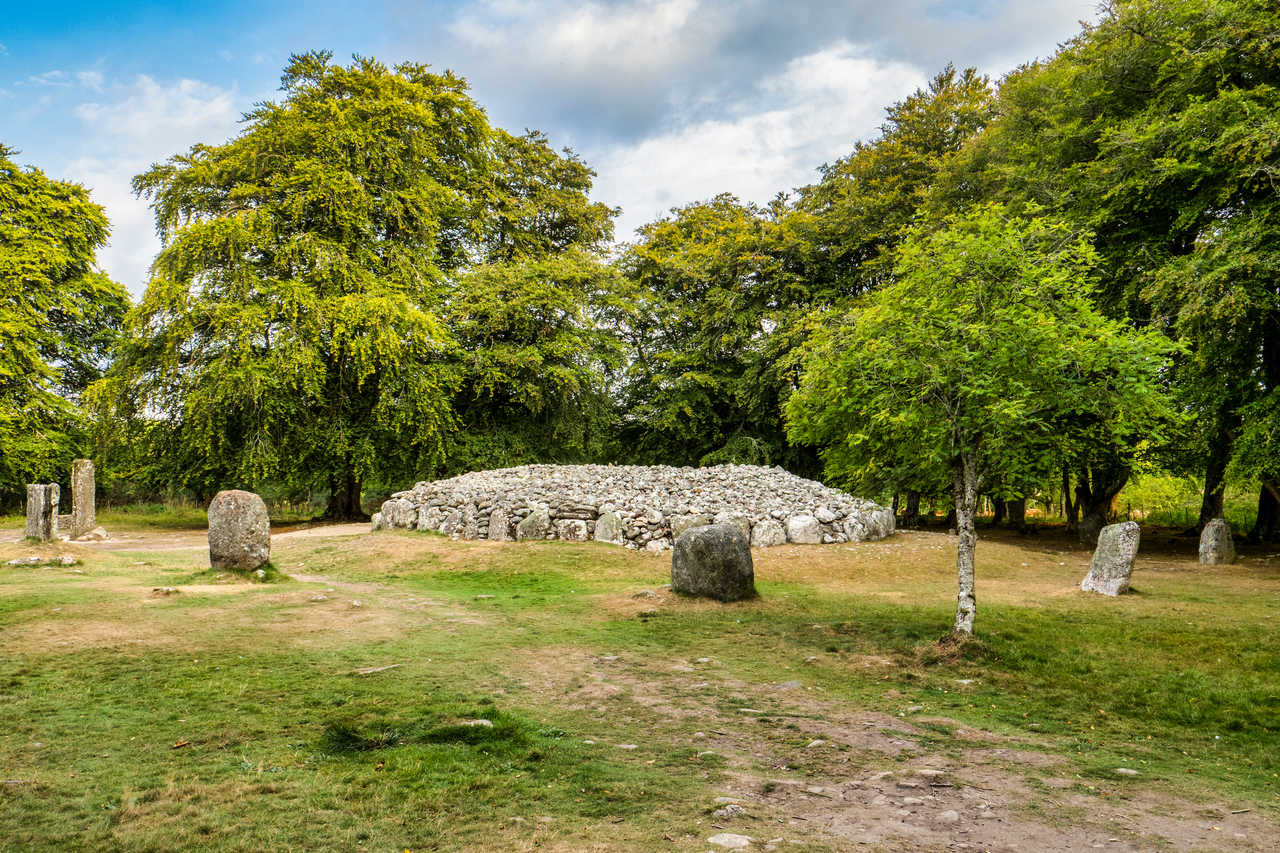 Clava cairn, site celtique en Ecosse