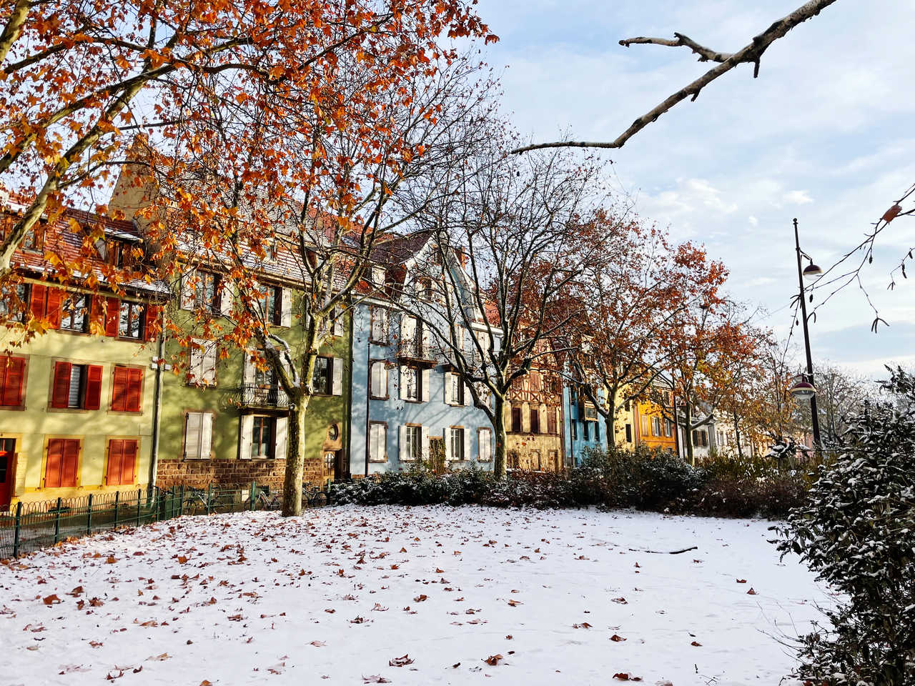 Colmar sous la neige, Vosges