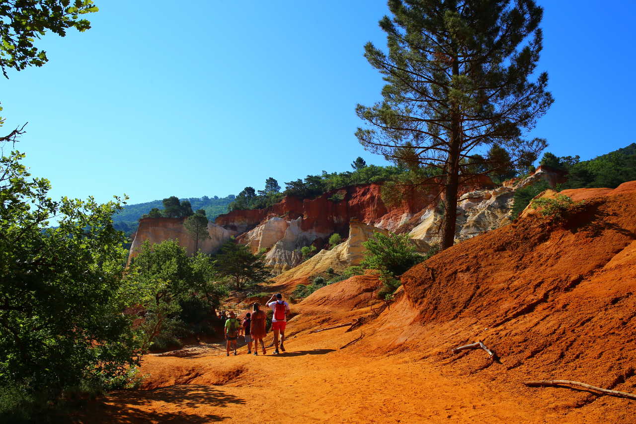 Colorado provençal à Rustrel en Provence