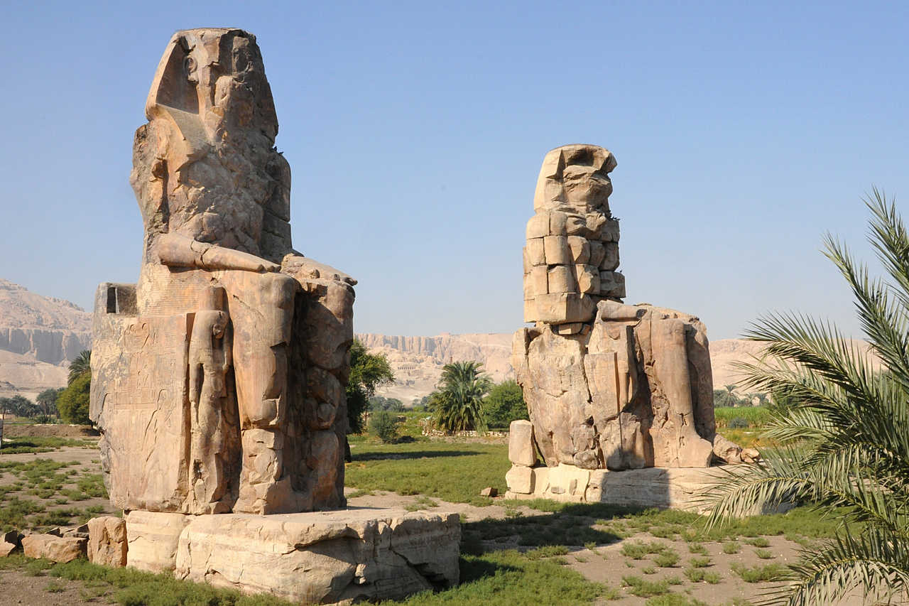 Colosses de Memnon à Louxor