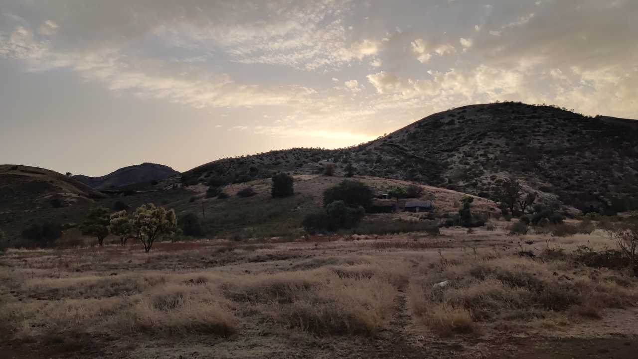 Coucher de soleil sur le Plateau de Lagoa au Cap Vert