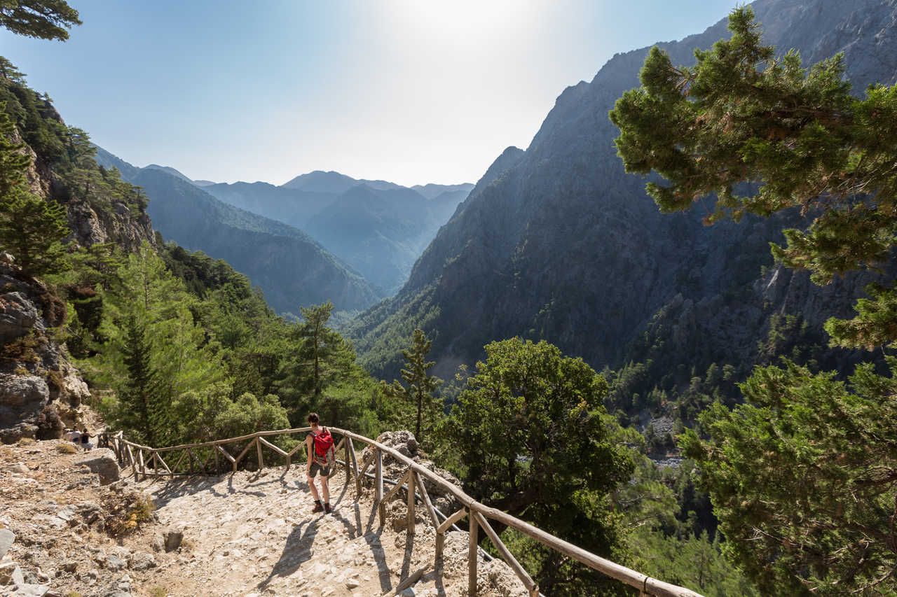 Crete, randonnée dans les gorges de Samaria