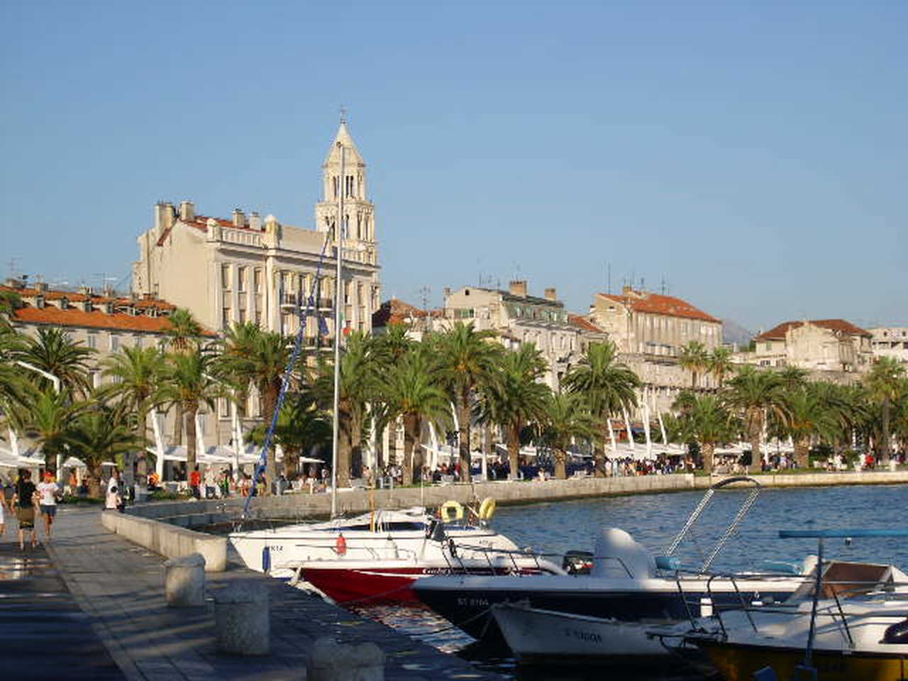 Croatie, sur le port de Split