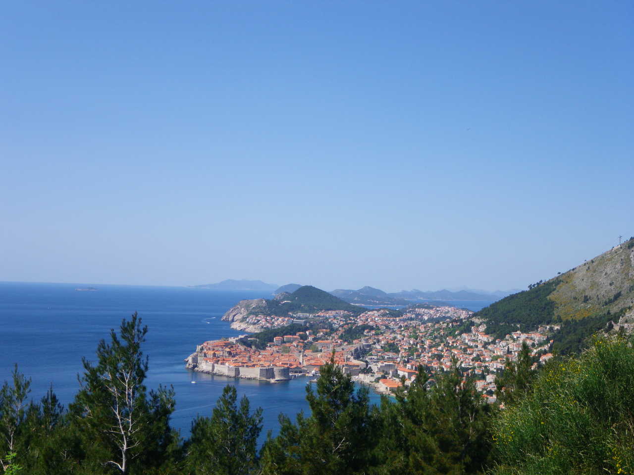 Croatie, vue sur Dubrovnik