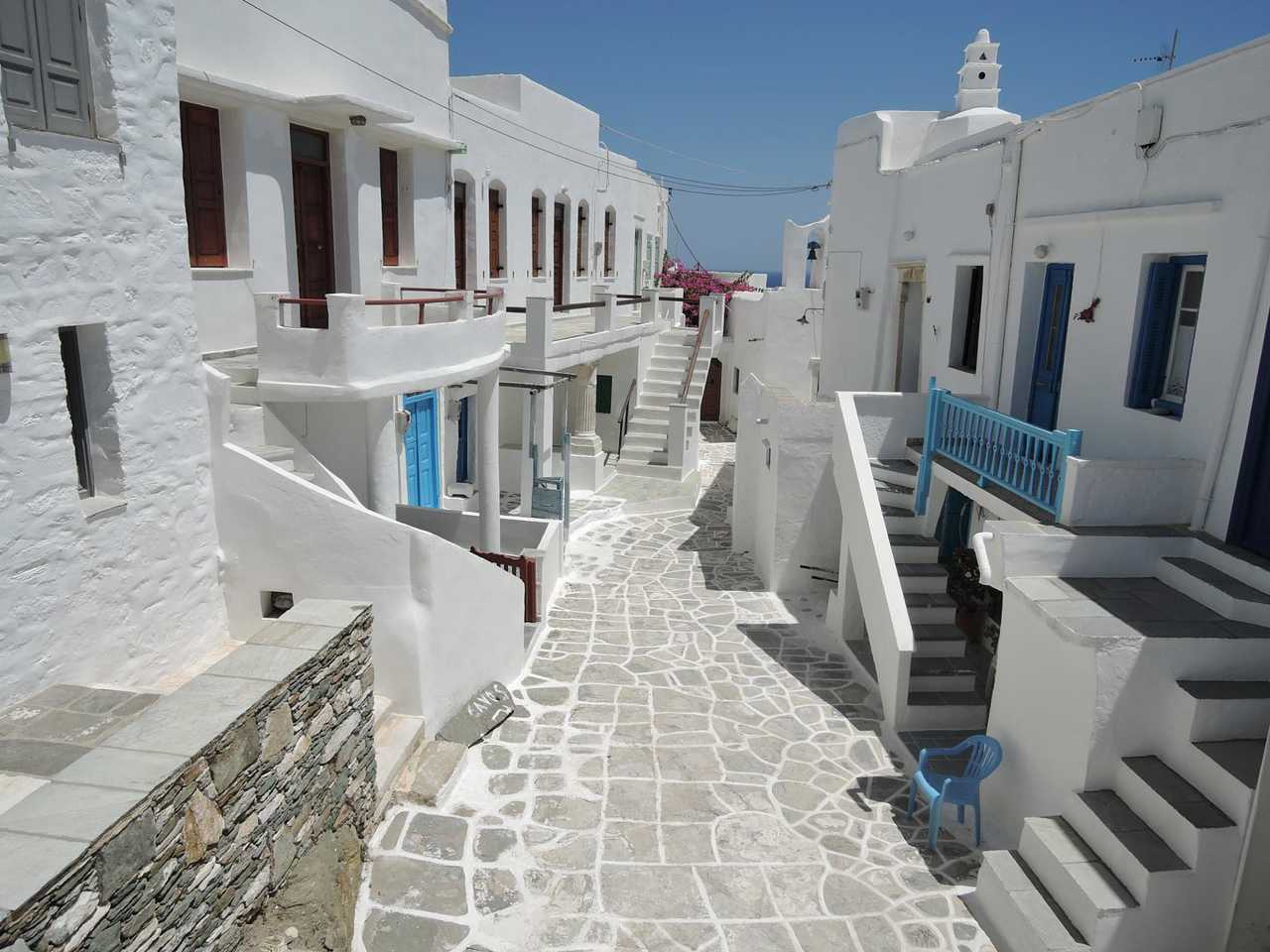 cyclades, sifnos, village de kastro