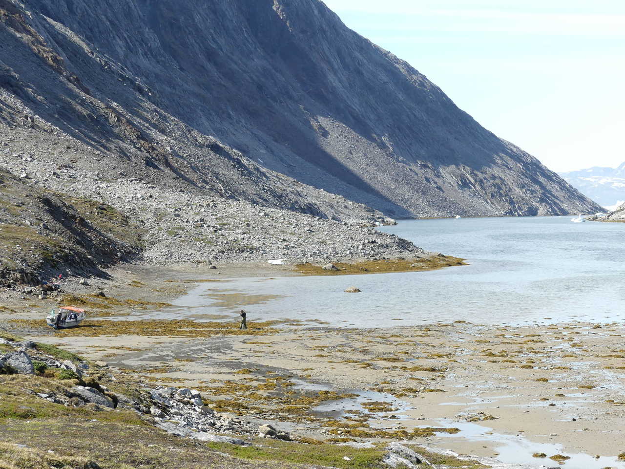 Dans les fjords profonds du Groenland, côte Est