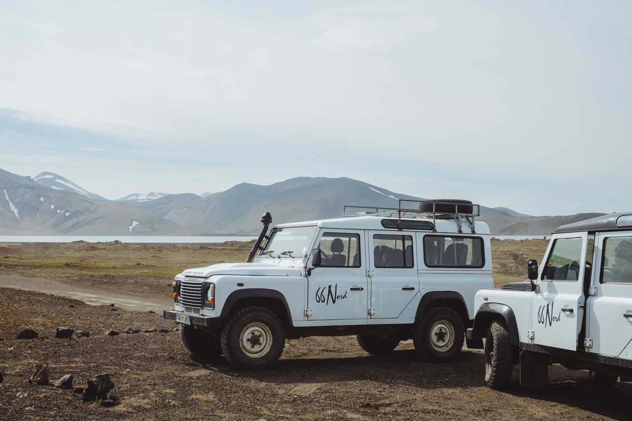 Defender voiture 66°Nord Islande été