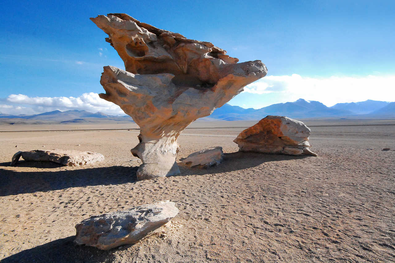 désert Siloli, désert du sud-ouest du département de Potosí en Bolivie