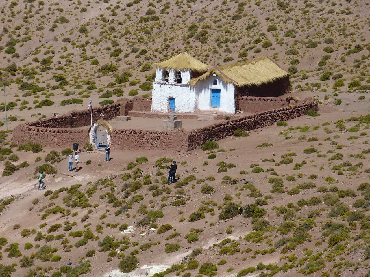 Eglise de Machuca dans le désert d'Atacama