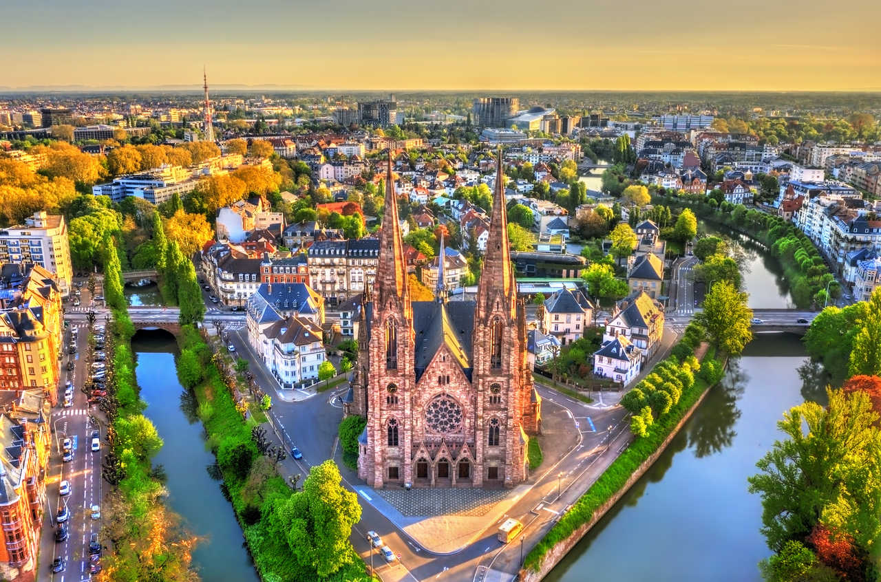 église saint Paul à Strasbourg - Alsace, France