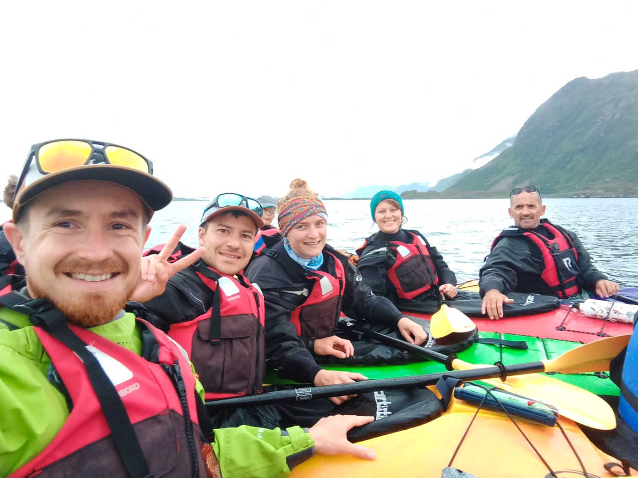 Equipe Norvège en kayak