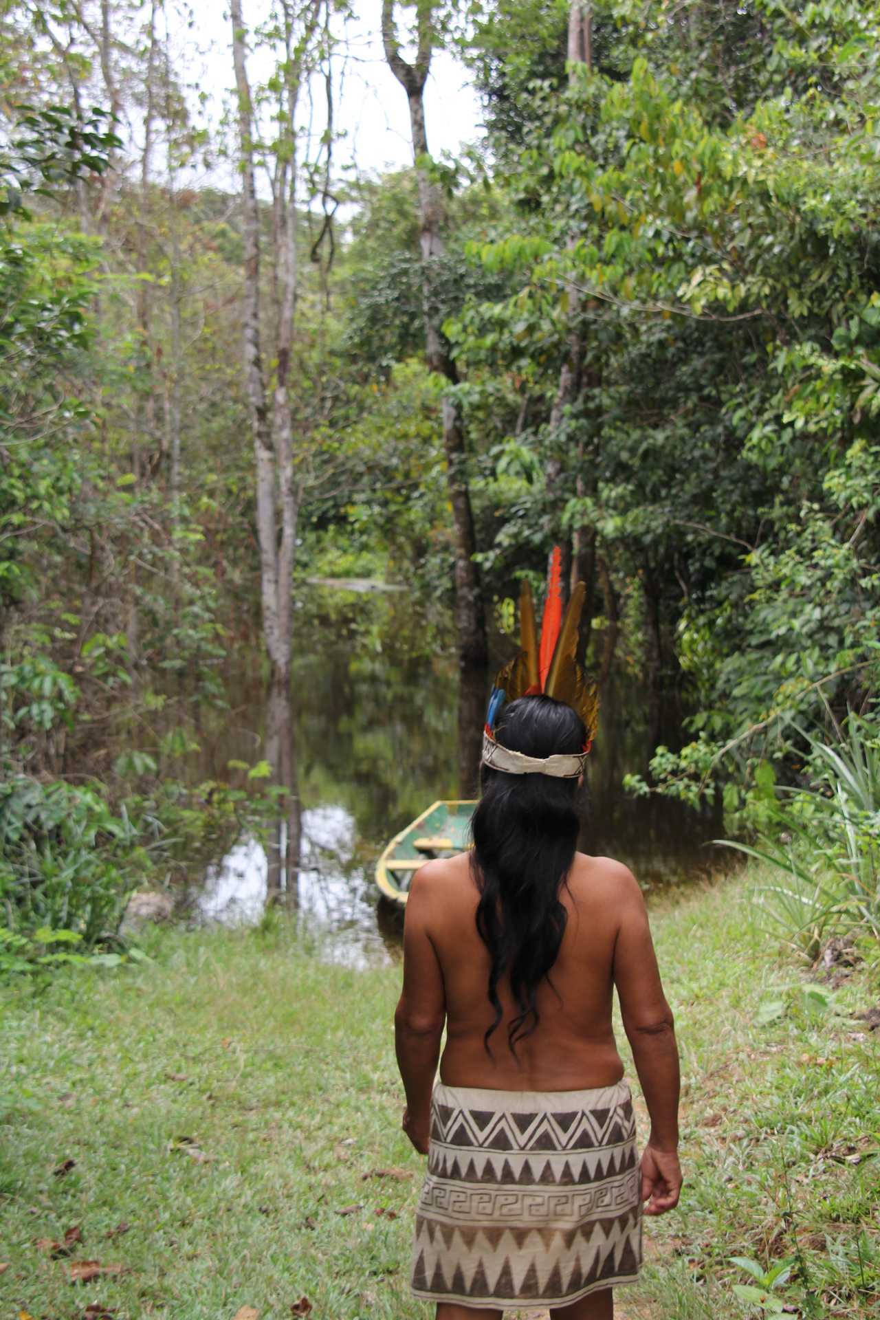 Femme d'une communauté en Amazonie péruvienne