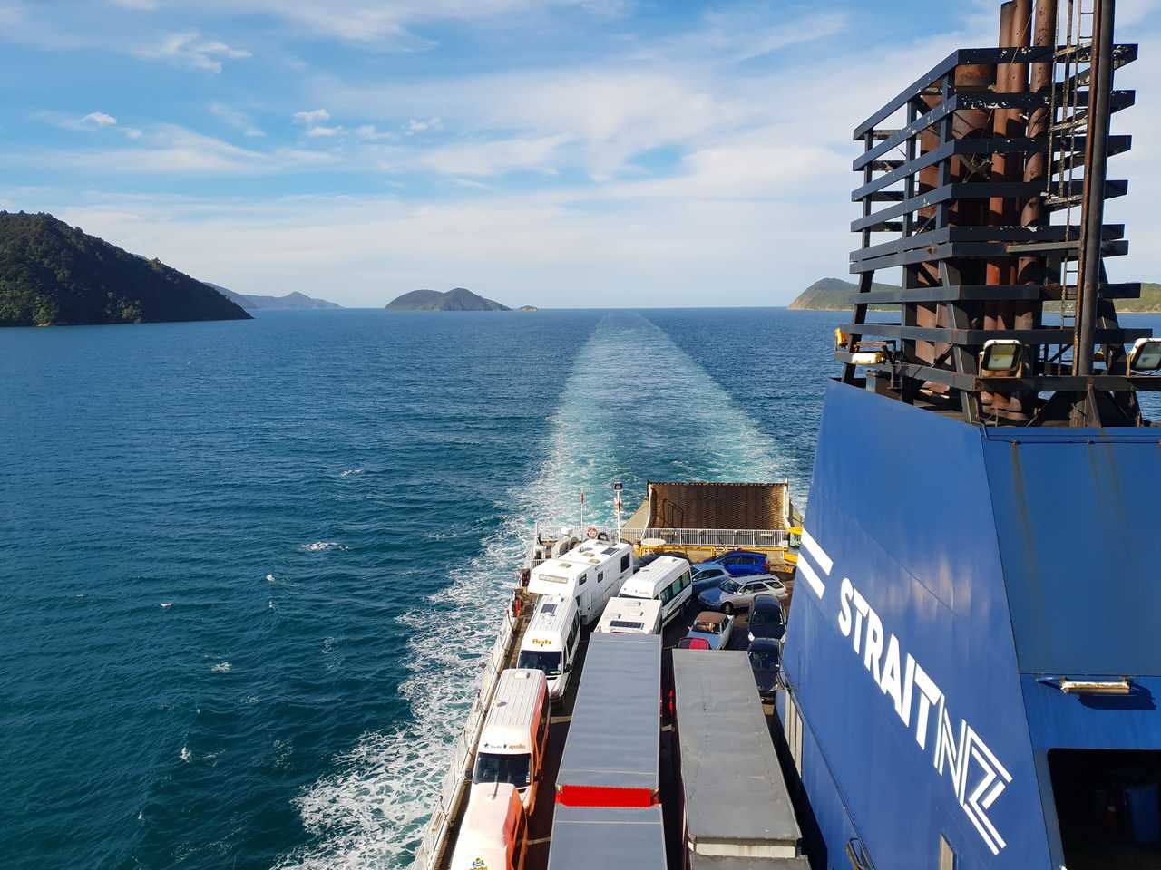 Ferry pour passer de l'île du Nord à l'île du Sud