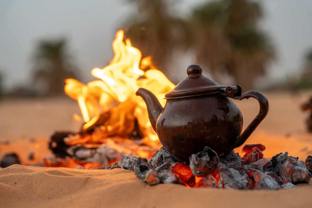 feu de bois en Mauritanie