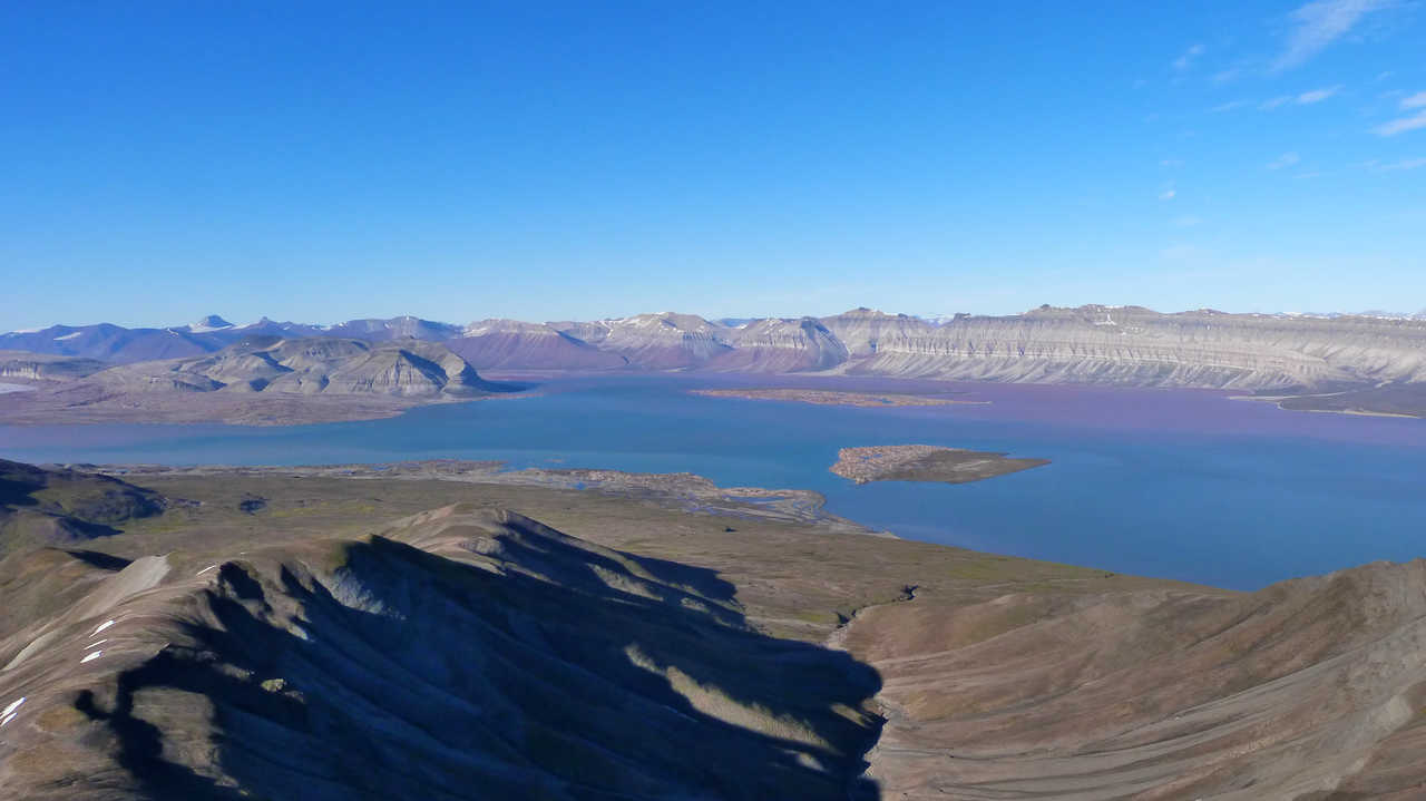 Fjord d'Ekman au Spitzberg, Svalbard