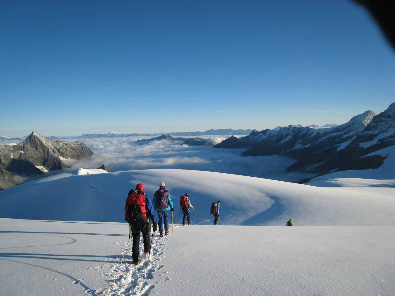 suisse, randonnée, chamonix, glaciers, alpes