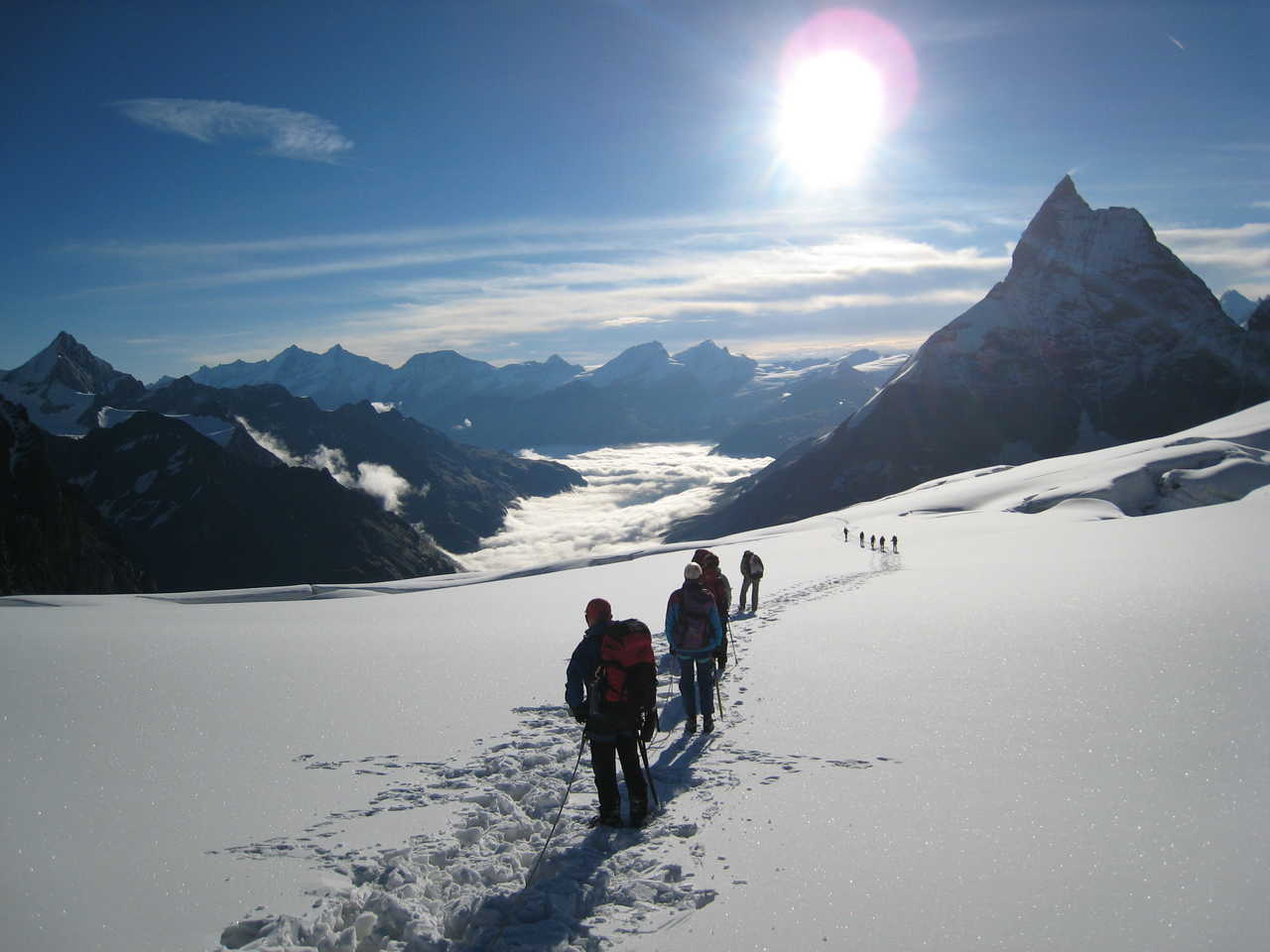Image Chamonix - Zermatt par les glaciers