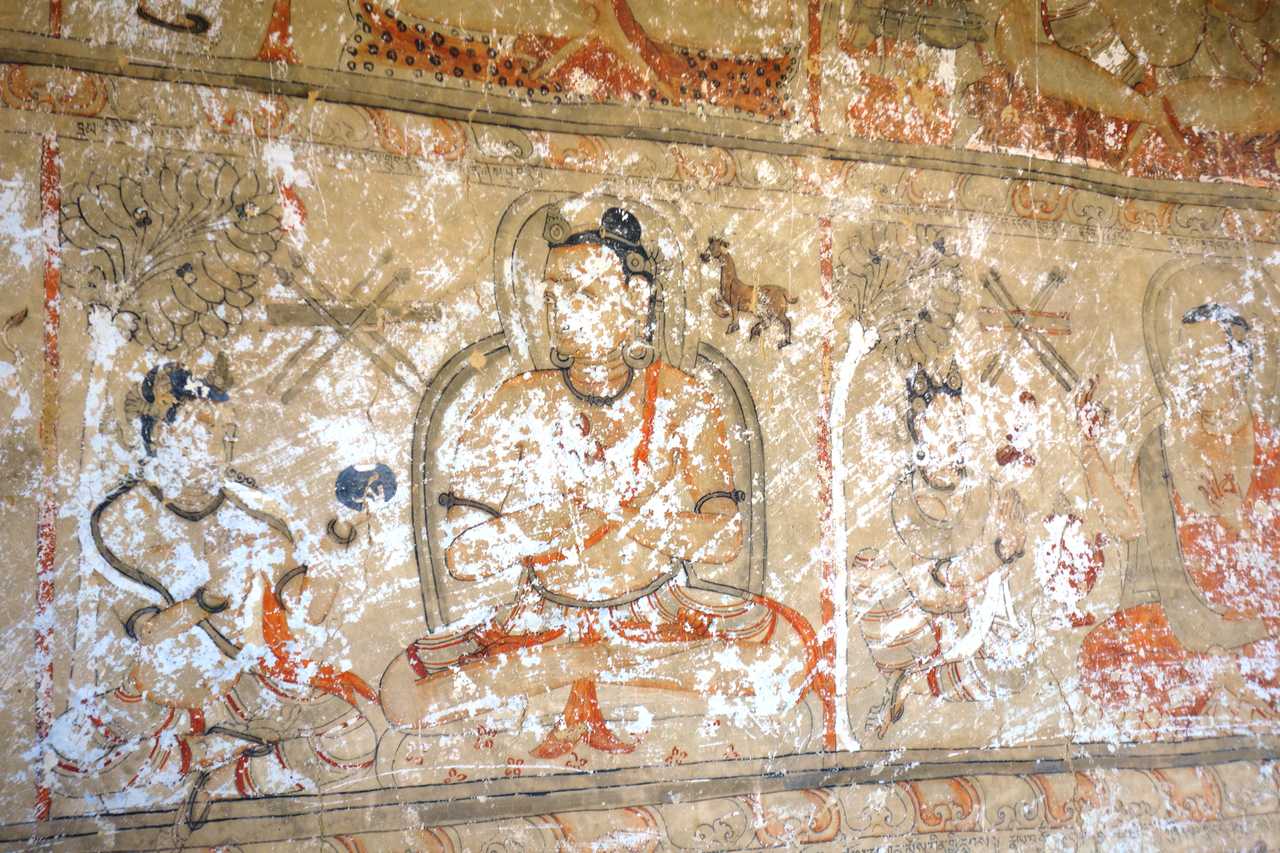 Fresque de Konchok Ling, dans le Haut Mustang