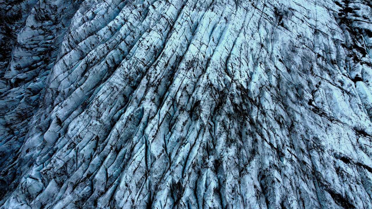 Glace de glacier en Islande