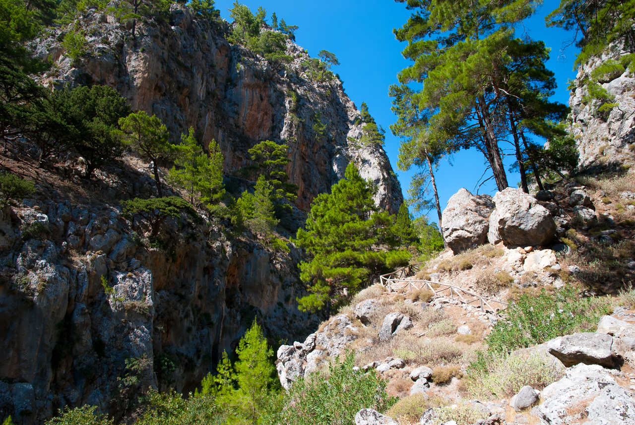 Gorge d'Agia Irini en Crète