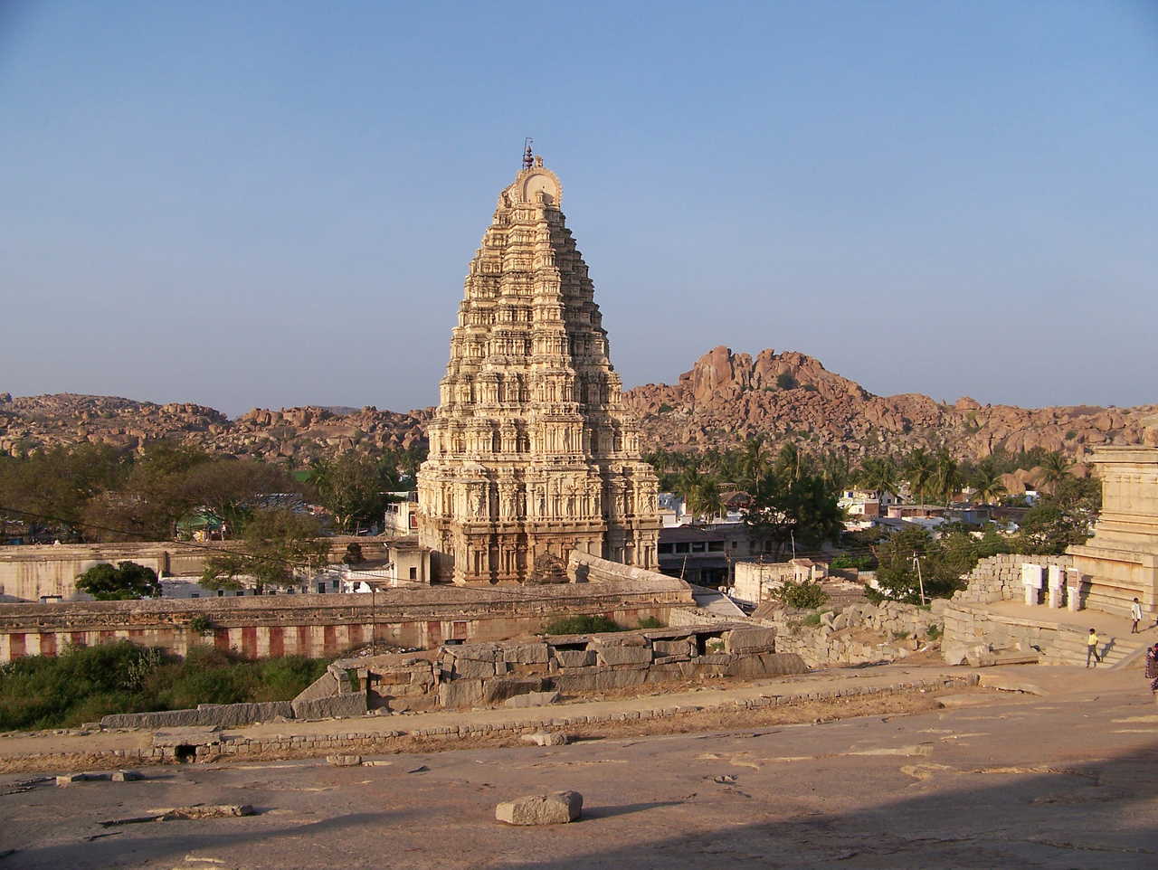 Grand temple d'Hampi, Karnataka
