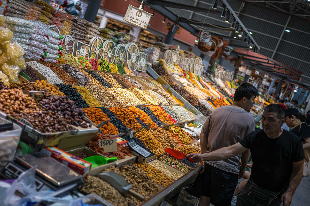 Green market à Almaty © Philippe Mader Green market à Almaty