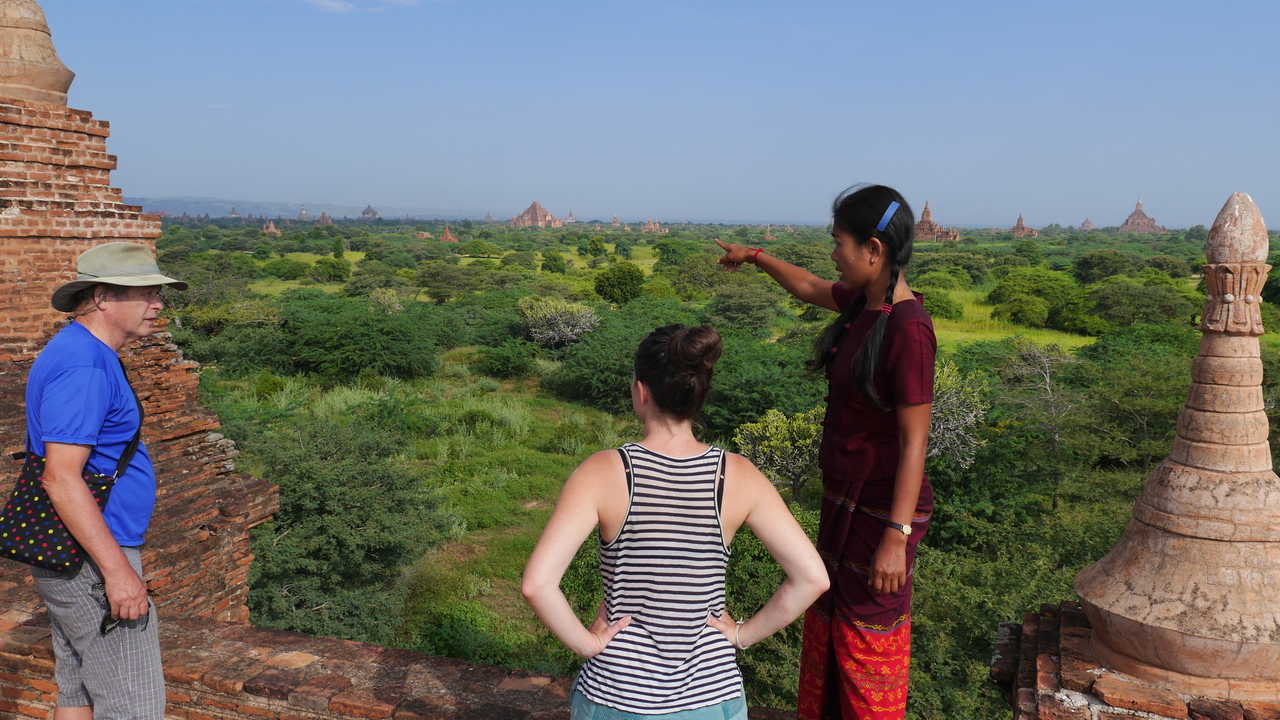 Guide expliquant les merveilles de Bagan