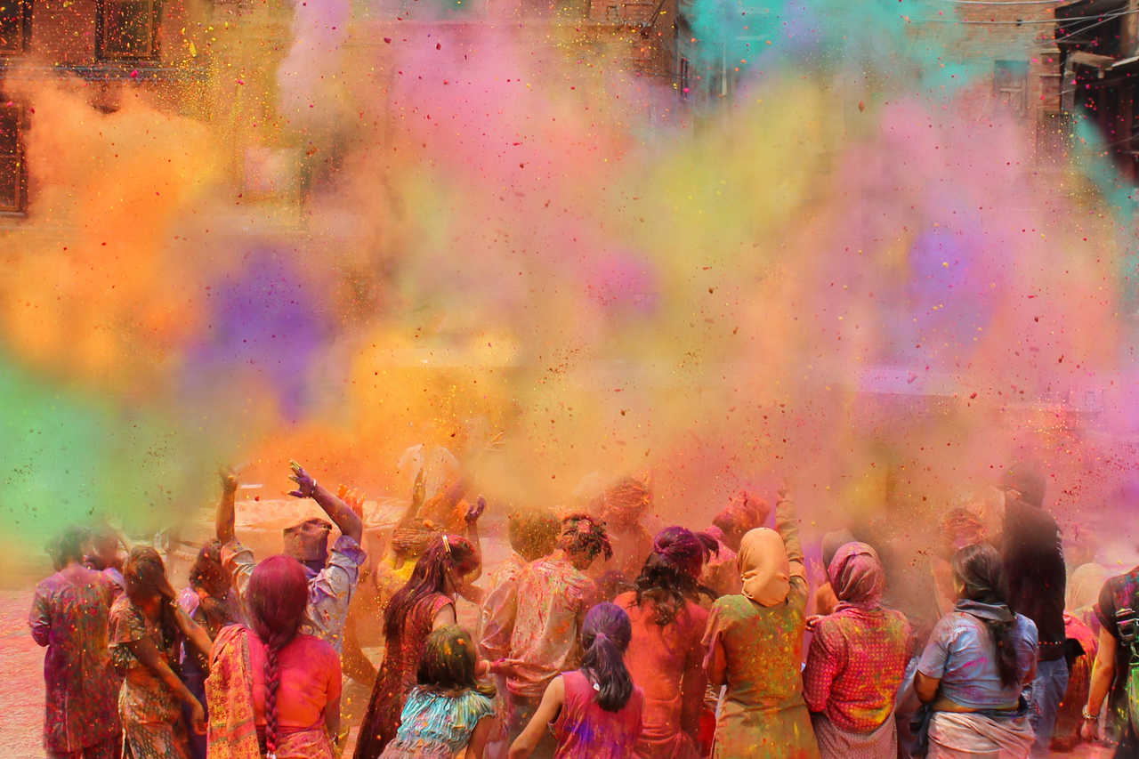 Holi fête des couleurs