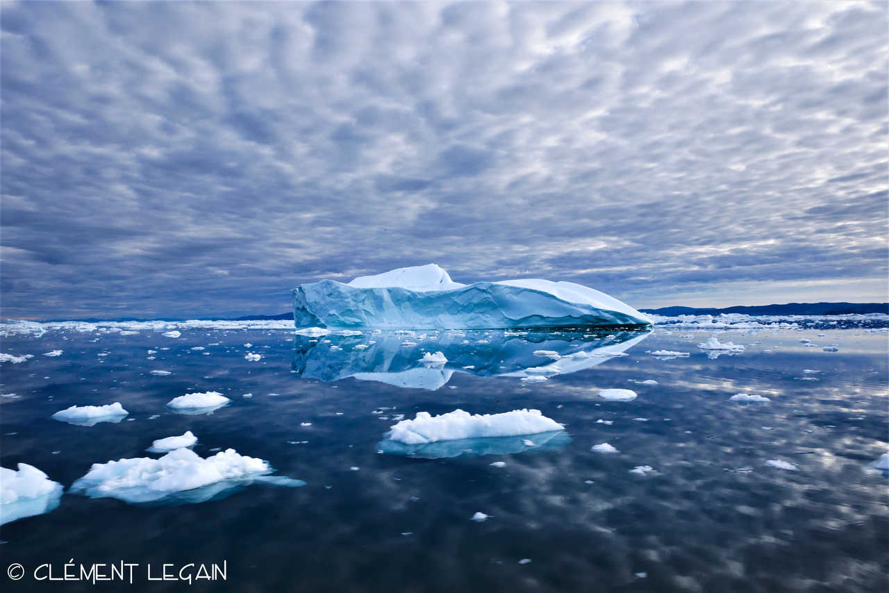 ICE Ice Berg Couvre lit Glacier Elements Lagoon 