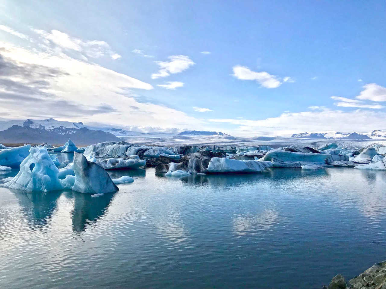 Icebergs de Jokulsarlon en Islande