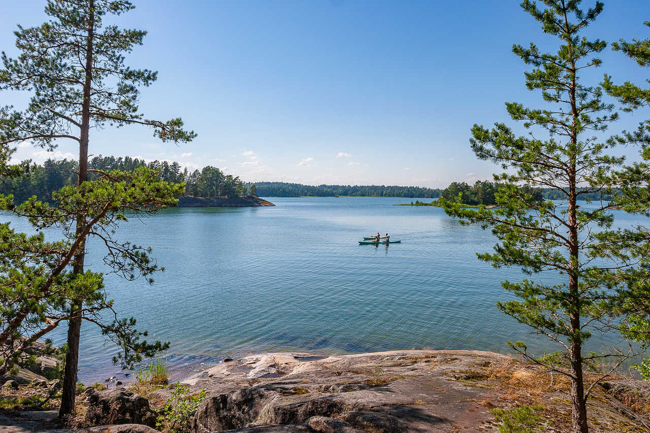 Ile Angsoe dans l'archipel de Stockholm en Suède