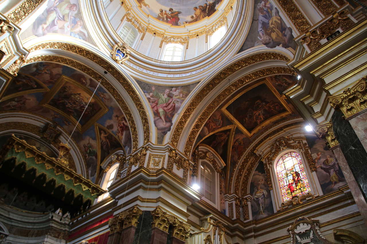 Intérieur de la cathédrale Saint-Paul, Mdina, Malte