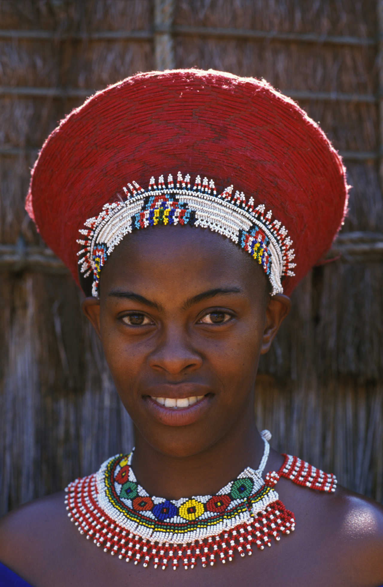 Jeune femme Zoulou en Afrique du Sud